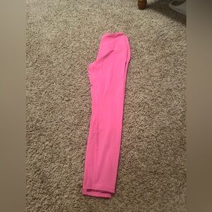 pink athletic leggings